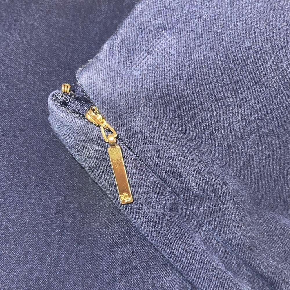 Lauren by Ralph Lauren navy jersey pants - size 4. B - Picture 3 of 5
